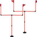 Football Goal Post Set - Football Easily Adjustable Field Goals - 2 Goal Posts Set - Perfect for Children's Backyard Play