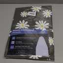 Encasa XO Ironing Board Cover and Pad 54"x15" - Thick 3mm Felt Padding, Drawstring Tightening & Lock, Easy Fit, Scorch & Stain Resistant, Fits Standard Large Ironing Board - Daisy Grey