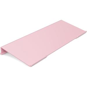 Ergonomic Computer Keyboard Stand - 17 Inch Pink Acrylic Keyboard Riser for Desk Tilted Keyboard Holder Tray with Non-Slip Strip for Home Office Easy Typing & Working