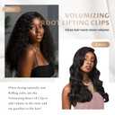 2 x 7Pcs Root Lifting Hair Clips for Volume Hair Styling Accessories Volumizing Claw Clamps for Curler Hair No Crease Hair Root Lifting Clips for Natural Volume Curles (Hair Clips-2)