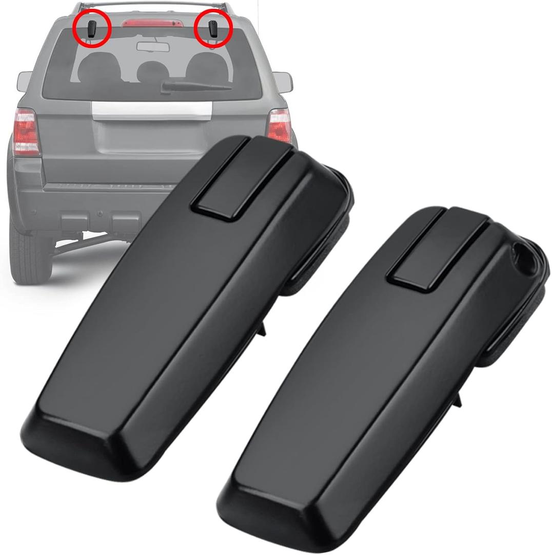 Rear Window Liftgate Glass Hinge Set Right&Left Compatible with Ford 08-12 Escape 08-11 Mercury Mariner 08-11 Mazda Tribute Tailgate Rear Hatch Glass Replaces# 8L8Z78420A68C 8L8Z78420A68D