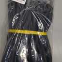 3/4 Inch Arborist Rigging Rope -50 Feet Thick Bull Rope for Tree Pulling, Outdoor Climbing Use - High Strength Double Braided Polyester 72 Strands - Black