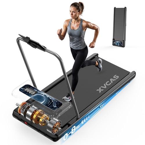 XVCAS Walking Treadmill Pad with 0-8% Incline ，2.5HP 270 lbs，Compact Design—Fits Perfectly in Any Corner，Suitable for Home and Office Use