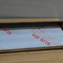 Stainless Steel Folding Shelf Wall Mounted, Commercial Concession Serving Shelf for Food Truck, Trailer Window, Kitchen, Restaurant, Garage, Utility Room(12"x24")