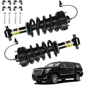 2Pcs Front Struts Absorber Assembly w/Magnetic with Spring Compatible with Cadillac Escalade, Chevy Suburban Tahoe, GMC Yukon 1500 2015-2020 Front Shock Replace# 84176631 23312167 84977478