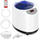 Sauna Steamer Machine, 3L Portable Sauna Steamer, 1200W Steam Generator for Sauna, Home Sauna Steamer Pot with 15 Heating Levels, Remote Control, Timer, Steam Cup, Sauna Heater Sauna Accessories
