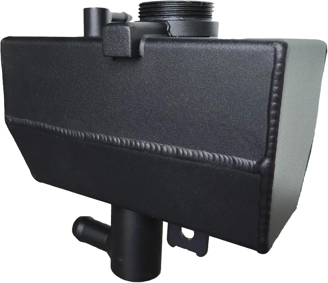 Aluminium Alloy Front Engine Coolant Reservoir Tank For 2018-2025 Wrangler JL&JLU,2020-2025 Gladiator JT 2.0&3.6L,Expansion Metal Bottle,Replace 68364312AC/68364312AA/68364312AB/68388115AB