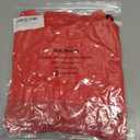 Womens Tops 3/4 Length Sleeve Round Neck Casual Loose Fit Tunic Tops Basic Pleated Shirts 2025 (Large, Red)