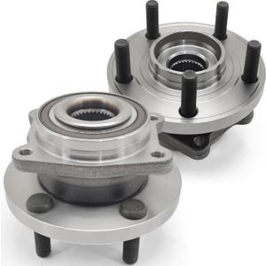 Pair 513263 Front Wheel Bearing Hub Assembly Compatible with Chrysler 200 2011-2014 Sebring 2007-2010, for Dodge Avenger 2008-2014, Hub Bearing Kit 5 Lug (OE Size)