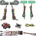 GLOBACT for 1/10 Trx4 2021 Bronco RC Crawler Lights - Smart Simulation Kit with Running, Steering, Brake, Reverse, High/Low Beam, and Reverse Lights