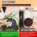 Fumete Walnut Cookie Mold Maker - 2 Sets (32-Hole Total) Oreshki Walnut Treat Pans, Non-Stick Aluminum Alloy Stove-Top Cookie Pan Set for Russian & Eastern European Treats