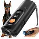 Dog Bark Deterrent Devices, Anti-Barking Device for Dogs 50-ft Range, Three Modes, Dog Barking Silencer Replaces Traditional bark Collars, Suitable for All Dogs, Indoors and Outdoors (Black)