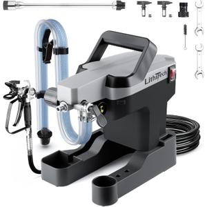 Airless Paint Sprayer, 3000PSI High Efficiency Paint Sprayer Gun,Thinning-Free,with Accessories Storage Space,with Extension & Other Accessories, Paint Sprayer for House Painting
