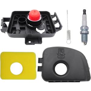 595663 Air Filter Base, 595660 Air Cleaner Cover & 799579 Air Cleaner Foam Filter Replacement for Briggs Stratton 450E 500E 550E 550Ex Engine Lawn Mower