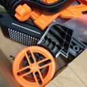 60V Lithium Ion Cordless String Trimmer, 17 Inch Two Speed Brushless String Trimmer with 5.0Ah Battery and Charger