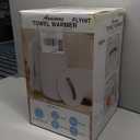 Large Towel Warmer for Bathroom - Heated Towel Warmers Bucket, Wood Handle, Auto Shut Off, Fits Up to Two 40"X70" Oversized Towels, Bathrobes, Blankets, Best Ideal for Mother's Gifts