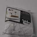 Twin XL Dorm Bed Skirt - 32" Drop - Ruffled Design - 100% Microfiber - White - College Dorm Room Bedding