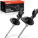 2 x A-Premium Rear Pair (2) Strut Assembly Compatible with Lexus ES350/ES300h, 2013-2018 & Toyota Avalon 2016-2018, Driver and Passenger Side