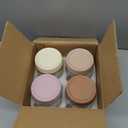 SHOWIN Overnight Oats Containers with Lids, 16oz Glass Jars with Lids 8 pcs, Wide Mouth Mason jars for Salad, Yogurt, Snacks, Meal Prep (Multicolor)