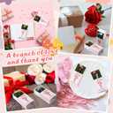 36 Sets Mother's Day Bulk Gifts for Women Teacher Nurse Appreciation Positive Mini Bud Vases with Flower Office Desk Decor Mini Box Breathing Thank You Gifts for Graduation Coworker Staff (Mix Color)