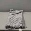 KMUSET Fleece Blanket Throw Size Grey Lightweight Super Soft Cozy Luxury Bed Blanket Microfiber Factory Shop (Throw(50"x60"))