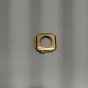 Amizee 2 in 1 Metal Case Compatible with Apple Watch Series 11/10 46mm with Back Cover, Rugged Shockproof Protective Bumper Cover for iWatch 46mm, Gold