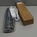 Deepsoon Heating Pad,Electric Heating Pads for Back,Neck,Abdomen,Moist Heating Pad for Shoulder,Knee,Arms,Legs,Dry/Moist Heat & Auto Shut Off,Christmas Gifts for Men and Women,Light Gray,24x12 Inch