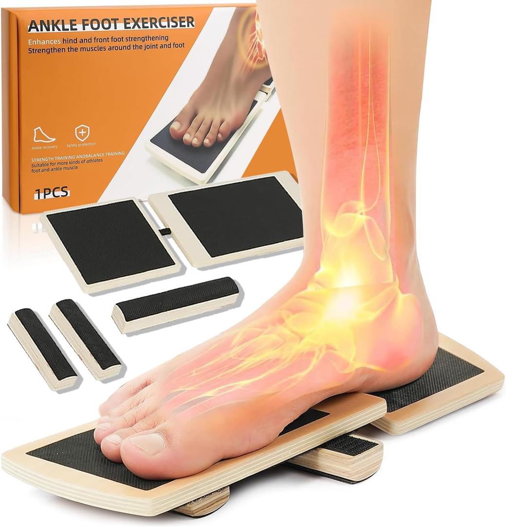 Ankle Foot Strengthener & Balance Board, Physical Therapy Equipment for Sprained Ankle Recovery, Plantar Fasciitis Relief and Posture Correction