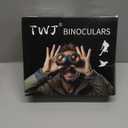 12x40 HD Binoculars for Adults and Kids High Powered, Clear Large View & Low Light Night Vision, Waterproof Binoculars for Hunting, Birds Watching, Cruise Ship, Theaters, Travel and Stargazing (Black)