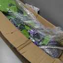 Nafresh 4FT Real Touch Faux Hydrangea Tree Outdoor, 2 Pack Purple Hydrangea Tree Artificial with Vibrant Blooms, Faux Hydrangea Potted Plant for Indoor Outdoor Home Front Porch Pation Decor