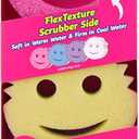 Scrub Daddy Scrub Mommy Sponges - Dish Scrubber + Non-Scratch Cleaning Sponges Kitchen, Bathroom + Multi-Surface Safe - Dual-Sided Dish Sponges for Scrubbing - Online Exclusive (3 Count)