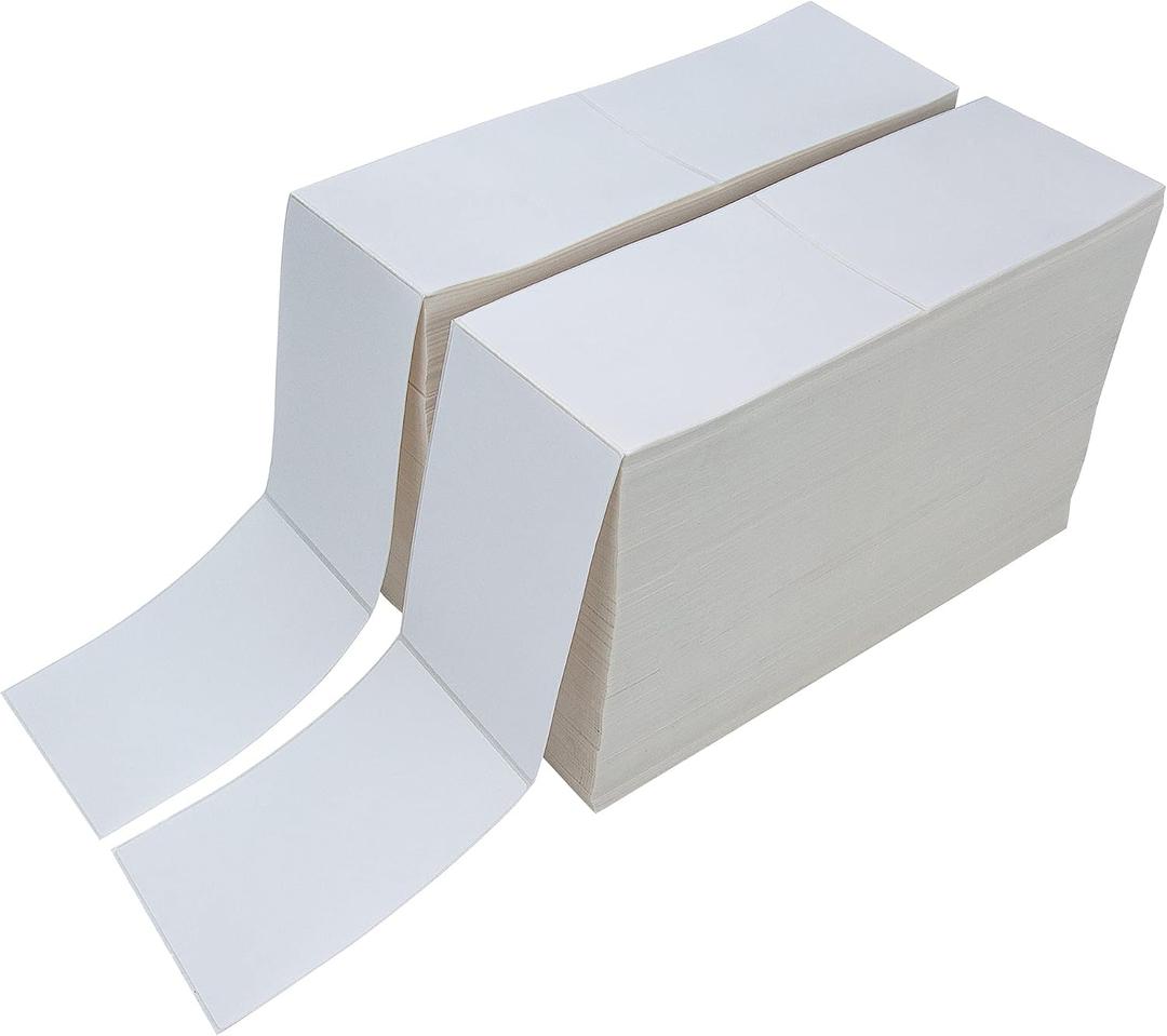 LLIKED 6000 4x6 Thermal Shipping Labels, Direct Fanfold Thermal Labels