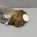 Women's Elegant Short Blonde Curly Wig with Bangs Golden Layered Wavy Curly Bob Hair Natural Looking Heat Resistant Synthetic Daily Party Wigs for White Women