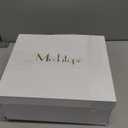 Modatope Knee High Boots Women Fold Over Knee High Boots Chunky High Heels Long Boots Zipper Pointed Toe Dress Tall Boots for Women (9.5, Black Pu)