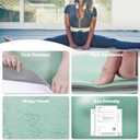 Yoga Mat Non Slip, Pilates Fitness Mats, Eco Friendly, Anti-Tear 1/4" Thick Yoga Mats for Women, Exercise Mats for Home Workout with Carrying Sling and Storage Bag
