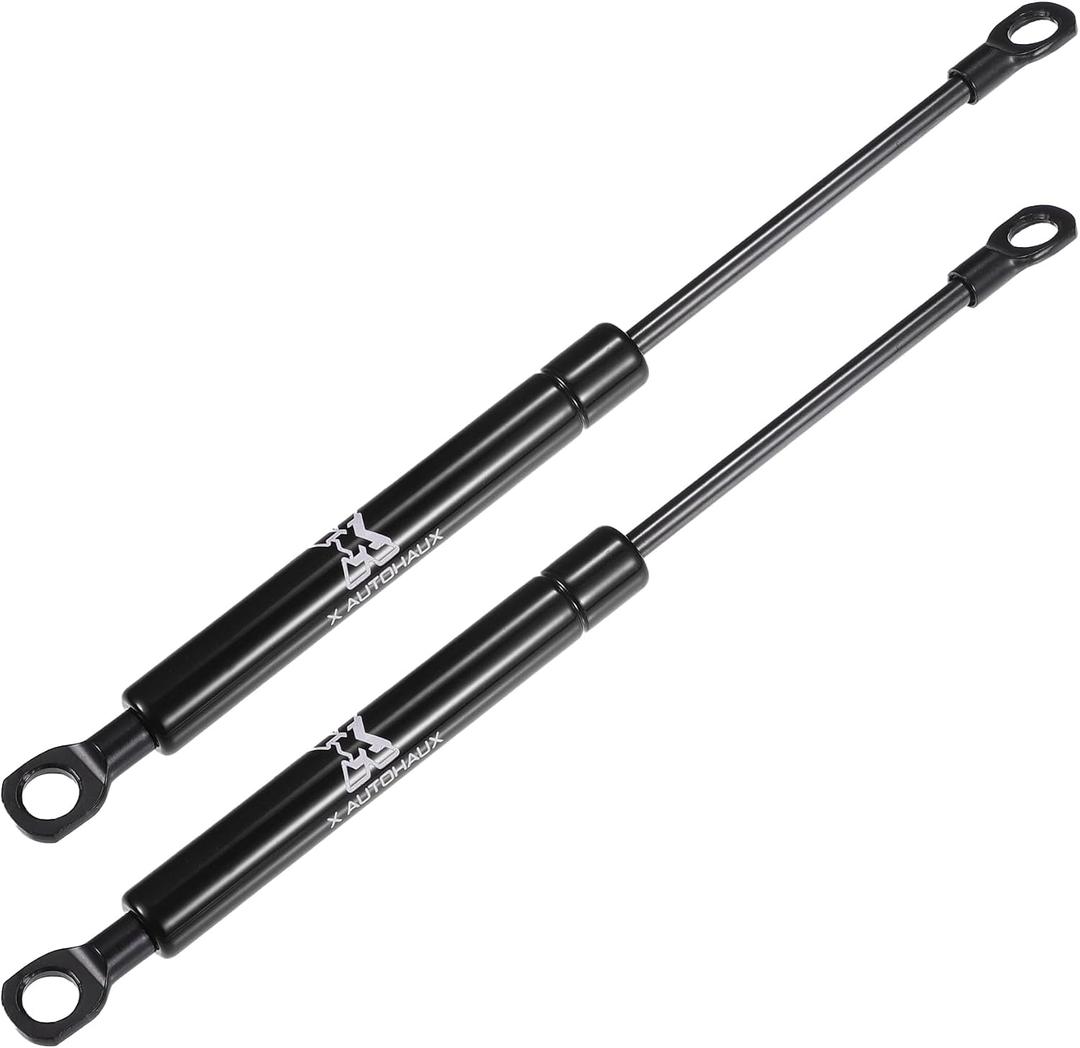 X AUTOHAUX 2 Pcs 10inch 10lbs/45N Black Lift Supports Struts Shocks Gas Spring Universal for RV Car Truck Boat