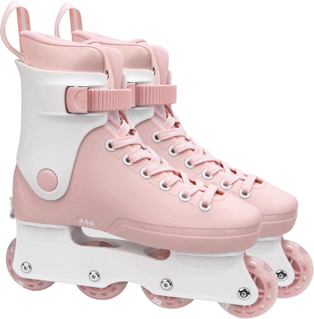 LKD Adjustable Inline Skates,Outdoor Roller Skates for Men and Women 4-6