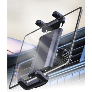 Tablet Mount for Car Vent, [Lossless Installation] Car Air Vent Clip Tablet Holder Fits Tablet Phone for iPad 10.2, 10.9, ipad Mini Pro Air Z Fold 5 4 3 iPhone 15 and More 4.7-12.9" Device