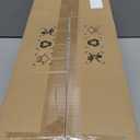 DLLT 3-Light Bathroom Light Fixtures: Black and Gold Modern Vanity Lights with 3 E26 Bulbs - Clear Glass Shade Bathroom Wall Lamp for Mirror Kitchen Living Room Hallway Cabinet Porch