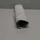 Chilewich Mini Basketweave Placemats - Round Woven Placemats Set of 4 - Reusable, Stain-Resistant, Indoor/Outdoor Tabletop Protection - Mist - 15" Round