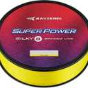 KastKing SuperPower Braided Fishing Line - Abrasion Resistant Braided Lines  Incredible Superline  Zero Stretch  Smaller Diameter  A Must-Have! (20LB(500 Yds), X8-Yellow)
