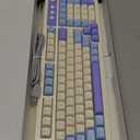 AULA 99 Key Keyboard, Tri-Mode Bluetooth/2.4GHz/USB-C Cute Creamy Gaming Keyboard with Number Pad RGB Backlit, Media Knob Custom Mechanical Feel Computer Keyboards for MAC Xbox PC Gamer - Purple