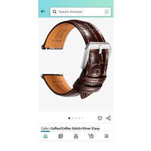 REZERO Leather Watch Bands for Men, Quick Release Watch Straps, Luxury Italian Alligator Grain Embossed Band Replacements 19mm 20mm 21mm 22mm