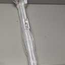 Kenney KN633 Rogers Twist & Fit No Tools Easy to Install Tension Curtain Rod, 28-48" Adjustable Length, White Finish, 5/8" Diameter Steel Tube