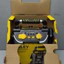STANLEY J5C09 1000 Peak Amp Automotive Jump Starter, Portable Power 2.1A/10W USB Port, 12V Outlet, 120 PSI Air Compressor for Tires, Bikes & Sports Equipment