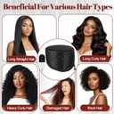 TEPENAR Hair Steamer for Deep Conditioning: Upgraded Heat Cap with 10-Level Fast Heating 3 Time Settings for Natural Hair Portable Thermal Steam Cap for Home Hair Treatment