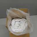 Subrtex 3 Inch Mattress Topper Cover (Only Cover) Mattress Topper Protector Bedding Rayon Made from Bamboo Removable Mattress Encasement with Zippers, King (White)