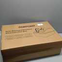 Large Stainless Steel Cat Litter Box, Enclosed Litter Box for Multiple Cats, Spacious and Easy to Maintain, Sturdy Metal Construction with Upper Cover, Litter Pad, Shovel and Footboard (Silver Gray)