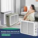 2Pack 16x25x4 AC Furnace Air Filter Compatible with Honeywell FC100A1029, MERV 13 HVAC Filter Replacement, (Actual Size:15.94 x 24.86 x4.38 inches)