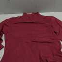 MANGOPOP Women's Mock Turtle Neck Long Sleeve Tops Bodysuit Jumpsuit (Large)